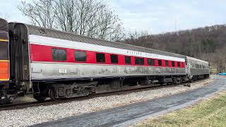 WMSR Polar Express at Helmstetter's Curve - December 23, 2024