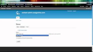 Contextual Administration Vocabulary Options Demo