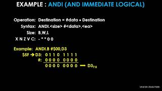 68k Instruction Set - Part 3 : Logic Instructions