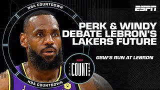 Will LeBron James leave the Lakers in the offseason? Windy & Perk debate | NBA Countdown