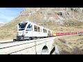 rhb kurze impression bei bernina diavolezza inklusive bernina express ahnenzug 01.11.2024