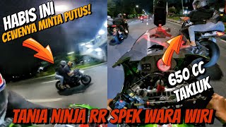 DENGAN NINJA RR KU, KUTUSUK 2 KALI MOTOR 650CC PACARMU, MAAF YAH AKU TEGA‼️BERDUA BUCIN PAKAI MOGE‼️