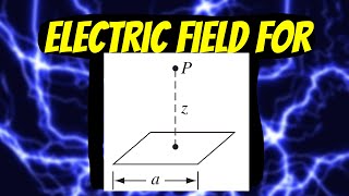 Griffiths Electrodynamics 2.4 Electric Field Above Center of Square Loop (DETAILED SOLUTION)