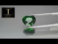 3.20ct 10x8.7mm heart natural forest green tsavorite garnet tanzania