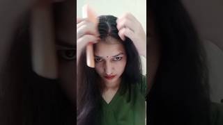 big forehead also flat hair hack/ testing out viral flat hair hack..😱#shorts