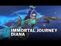 Immortal Journey Diana Wild Rift Skin Spotlight