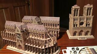 Building Cubicfun's Notre Dame 3D Puzzle