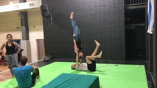 Acro Explorers - Shoham \u0026 Yaniv - Super Free Shoulder Stand