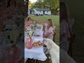 sneaky pup steals biscuits at dinner