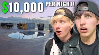 OVERNIGHT in Most Expensive Hotel Room! (Las Vegas)