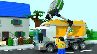 LEGO City Garbage Trucks for Children, Kids. Garbage Truck Cartoon