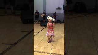 Little Moana: Kaelyn’s 1st Hula Performance