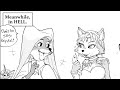 maid marian and krystal discussing their contributed to fu.rry fandom baalbuddy comic dub