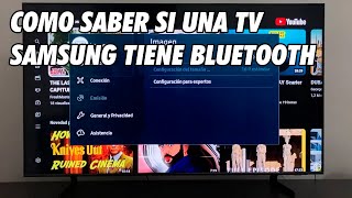 Como Saber si tu Smart TV Samsung Tiene Bluetooth