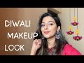 Simple Diwali Makeup look🪔❤️ june pill 🧡 Karthika 💛#diwali2022