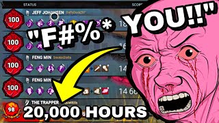 TOXIC 20,000 HOUR SWF RAGES IN MY DMs!! | Dead by Daylight