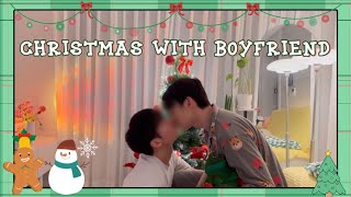 [Gay Couple Vlog] 💚크리스마스트리 만들다가 키스만했다💚💋We kissed while making a Christmas tree🎄Merry Christmas🎄