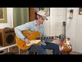 epiphone masterbilt deluxe archtop guitar demo