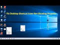 How to Fix Desktop Icons Not Working/Not Showing Properly in Windows 10/8/7