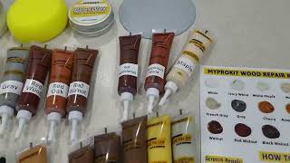 MYPROKIT Wood Filler, Wood Furniture Repair Kit Review, Good quality filler, colors match perfectly,