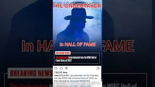 THE UNDERTAKER IN HALL OF FAME WWE LEGEND... WWE WRESTLEMANIA 38 #shorts #wwe #viral #theundertaker