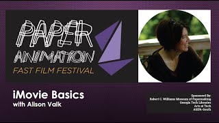 iMovie Basics Virtual Workshop