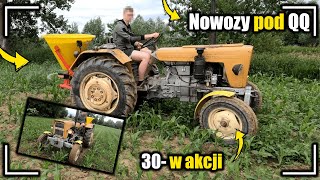 🔥Rozsiewanie nawozów pod kukurydzę🔥30-tka dostaje w palnik😱u kuzyna