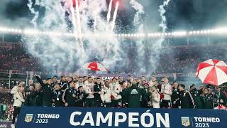 ¡ACÁ ESTÁ EL CAMPEÓN! 🏆 River levanta el trofeo de la Liga Profesional 2023