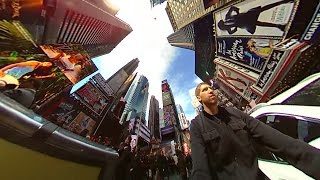 NYC Times Square - 360* Action Cam Footage (360Fly)