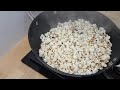 popcorn w domu z patelni #food . popcorn at home from the pan