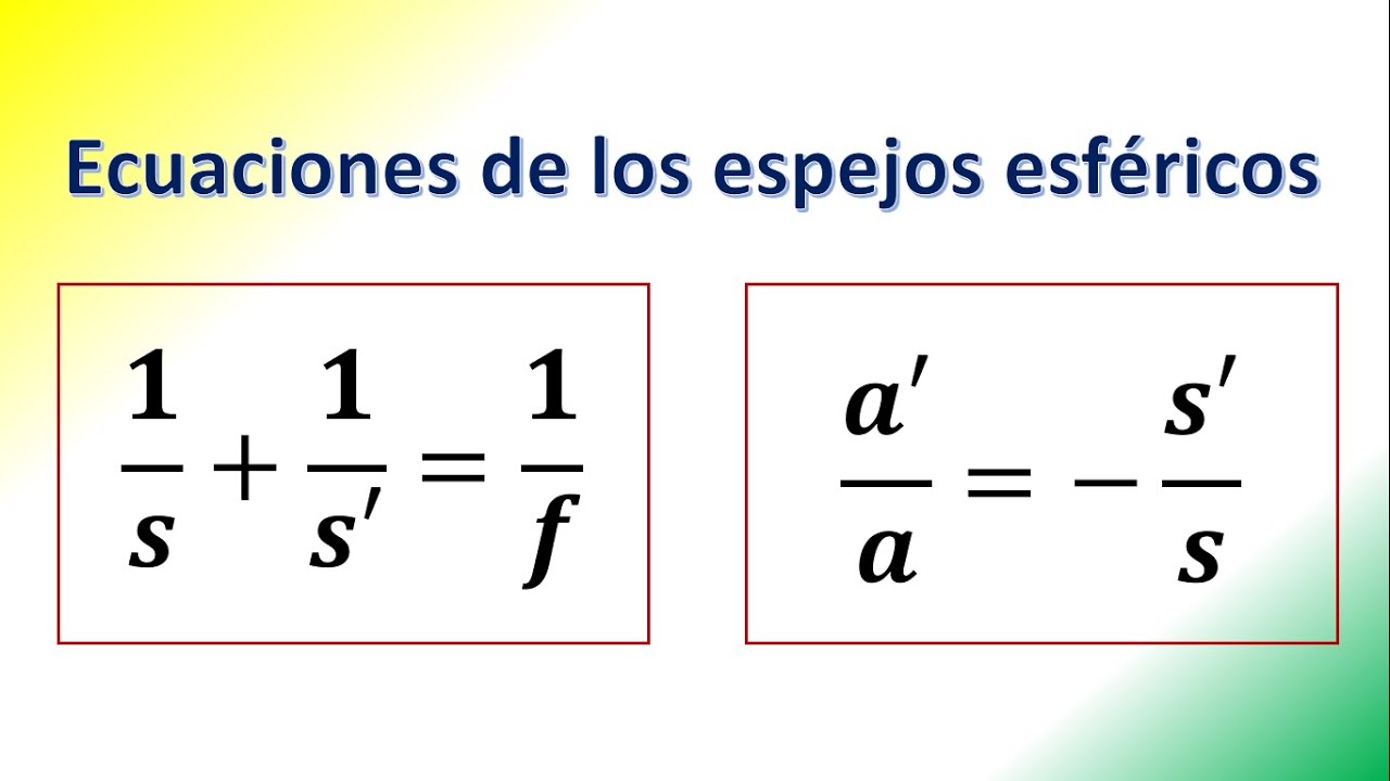 Gancho Cortar Exención Ecuacion De Los Espejos Esfericos Culpa Espina ...