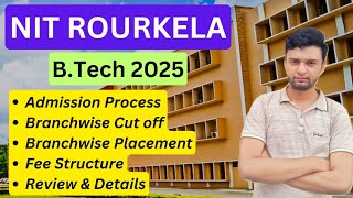 NIT Rourkela Review🔥 | B.Tech Admission, Branch wise Cut offs \u0026 Placements | Fee Structure