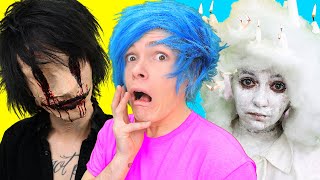 Trying MORE Spooky Halloween SFX Makeup by 5 Minute Crafts and TikTok