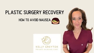 How to Avoid Nausea After Plastic Surgery