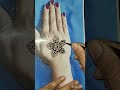 Back hand mandala mehndi design #youtubeshorts #mehndidesign