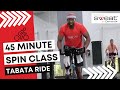 Free 45 Minute Spin Class |  Burn up to 600 Calories with Tabata Drills & Power Surges