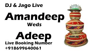 Live DJ Jago Program | Amandeep Kaur Weds Adeep Singh | Live On Punjabi Tv