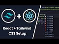 Setup React with Tailwind CSS V3.0 in 2 min- 2022