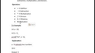 Arithmetic Operators in C Language | Addition, Subtraction, Multiplication, Division, Modulus