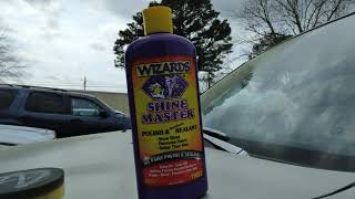 wizard shine master polish \u0026 sealant adds insane gloss on silver paint job