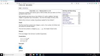 PYTHON Ferris Wheel Algorithm - CSES Sorting and Searching #3