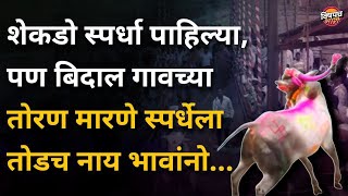 बघा, तुमच्या बैलाला हे बिदाल गावचं तोरण मारता येतंय का | विषयच भारी | Vishaych Bhari