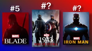 Pre-ranking The Upcoming Marvel Games