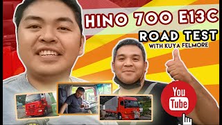 Road test before Pull out.. HINO 700 wingvan with kuya Felmore again!