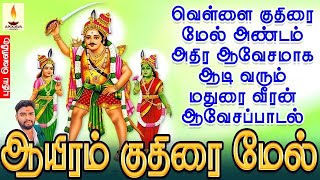 ஆயிரம் குதிரை மேல் | வெள்ளை குதிரை மேல் அண்டம் அதிர ஆவேசமாக ஆடி வரும் மதுரை வீரன் பாடல் | Jayakumar