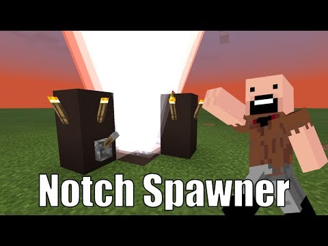 How To Make a Notch Spawner in Minecraft Pocket Edition How To Make a Notch Spawner in Minecraft Pocket Edition
