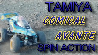 【タミヤRC GF-01CB】コミカルアバンテ　COMICAL AVANTE　SPIN ACTION