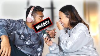 Whisper Challenge! (FUNNY SENTENCES) | Aileen and Deven