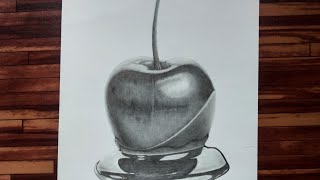 Apple Drawing l Hyperrealistic l Timelapse.