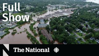 CBC News: The National | N.S. floods, Greece fires, Deepfake ads